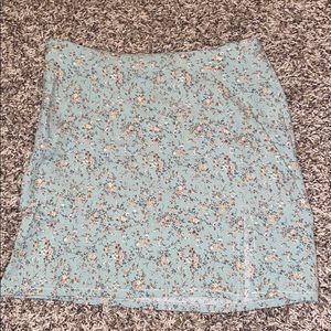 blue shein skirt